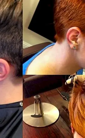 Pixie-Färbung für kurzes Haar