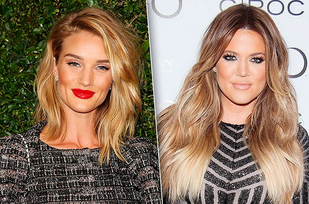 Dunkle Haarfärbung Goldenes Blond Balayage