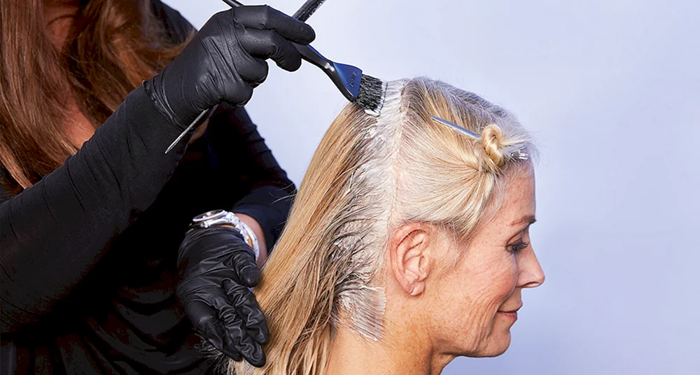 Färben Graues Haar
