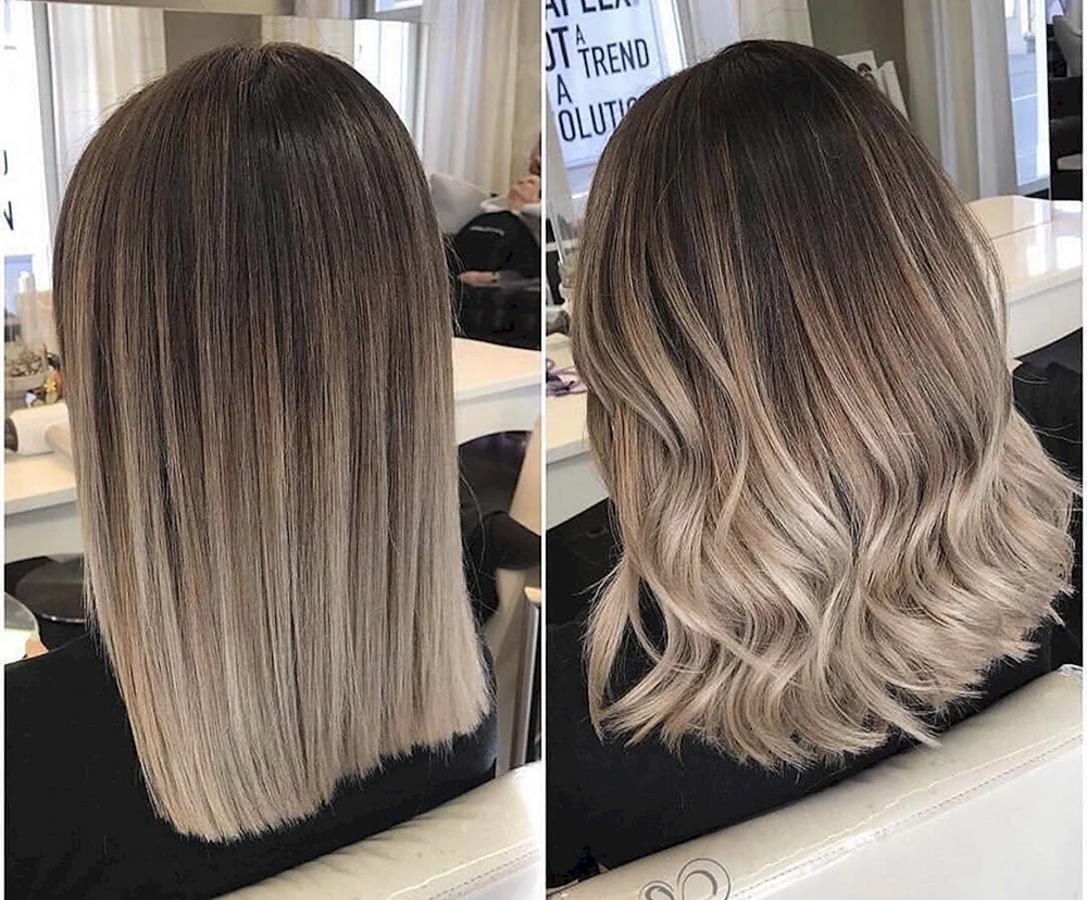 Balayage Shatush Balayage Färbung