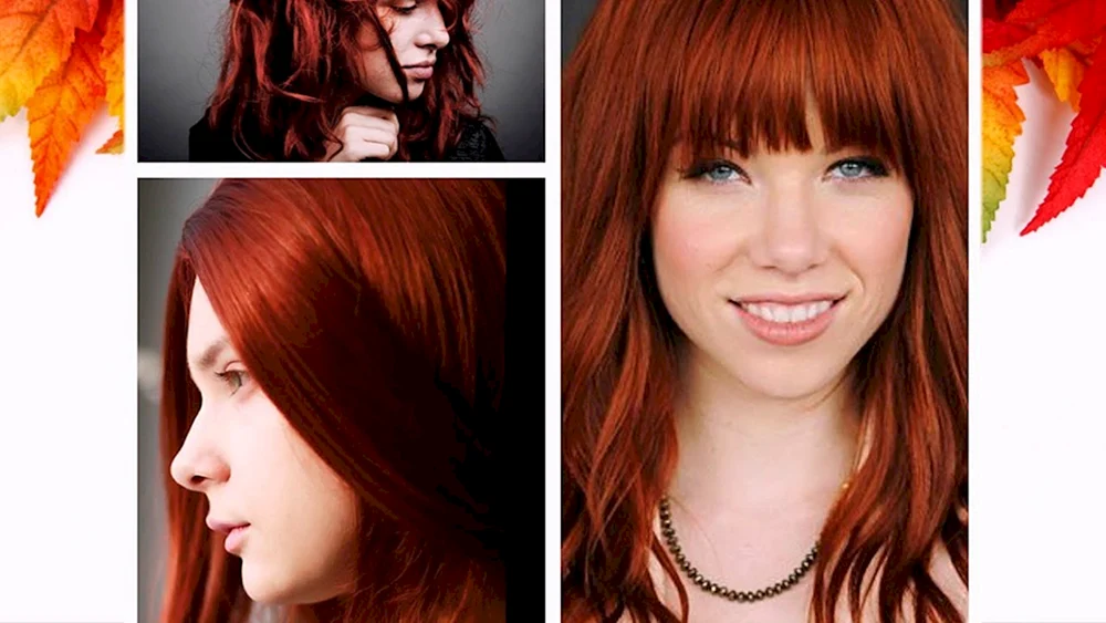 Creme Henna Farbe Kupfer rot