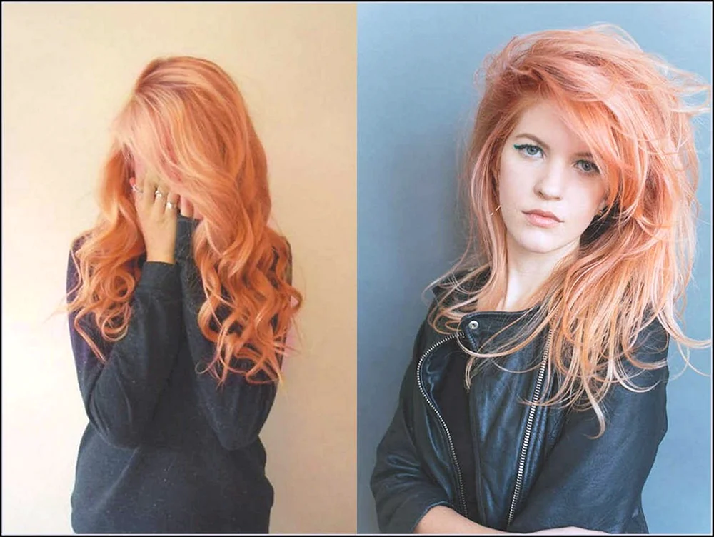Hellrote Haare Karamell Matrix