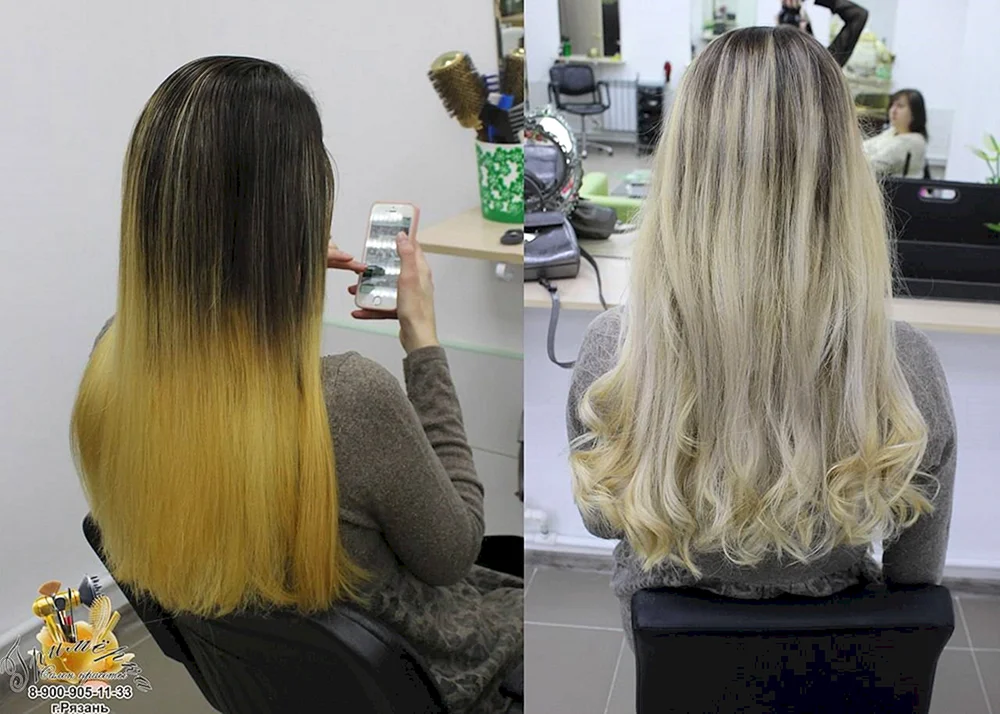 Balayage-Haarfärbung
