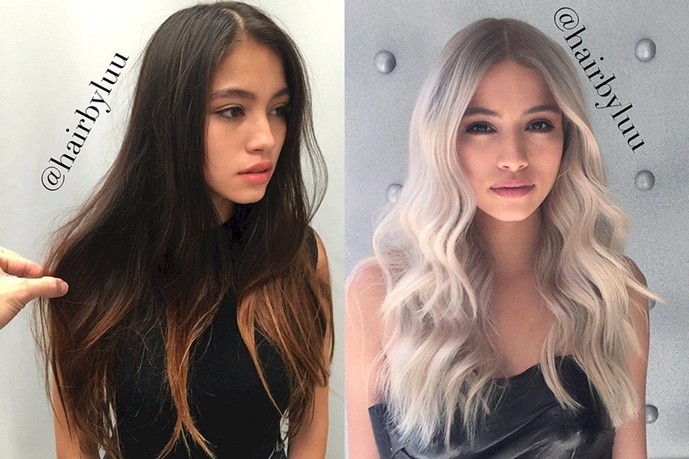 Pepelblond platinsilberblond