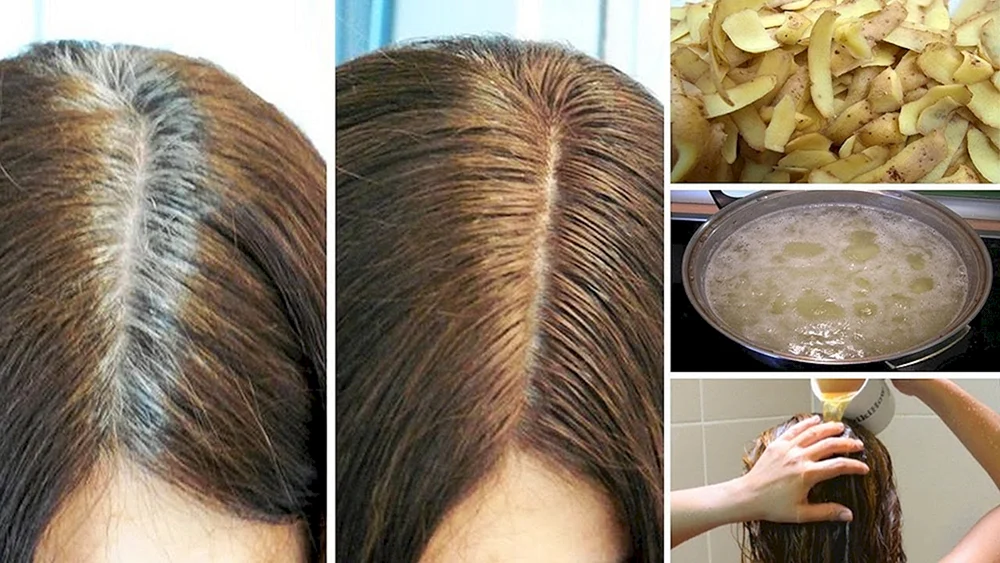 Haarfärbung um graue Haare loszuwerden