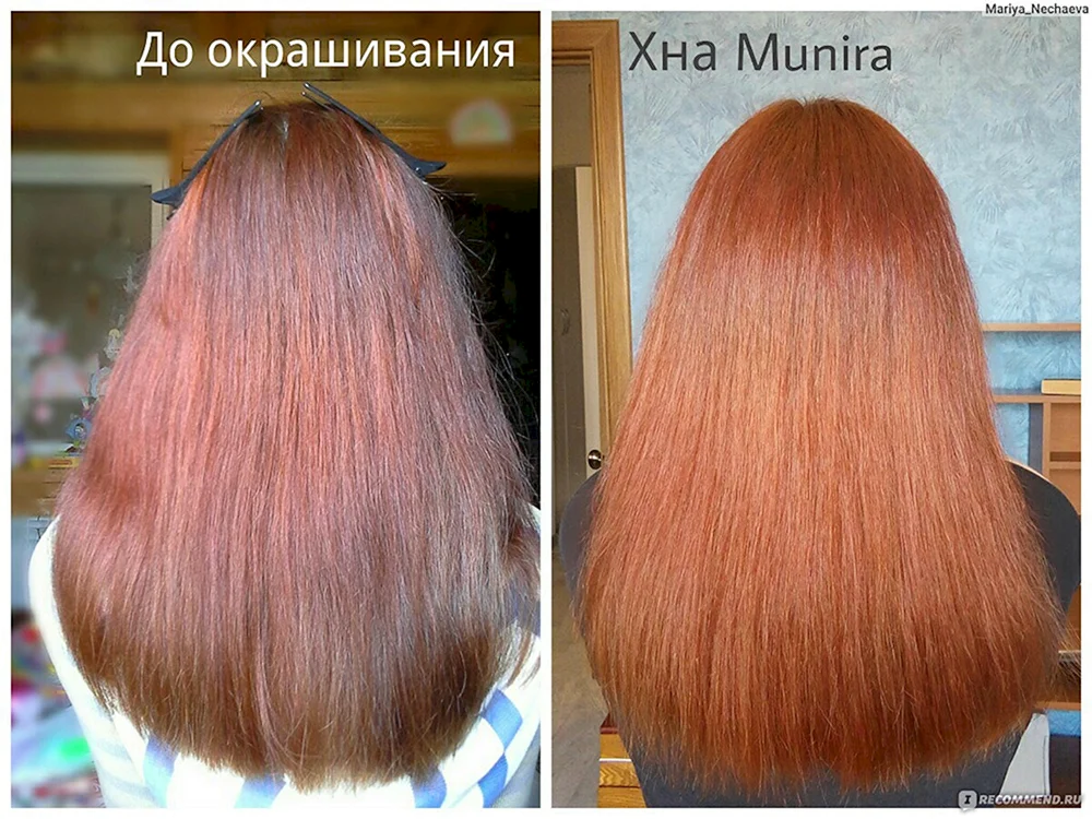 Henna-Haarfärbung