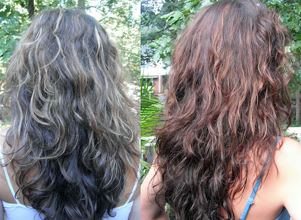 Nagel Henna Haare färben für graue Haare