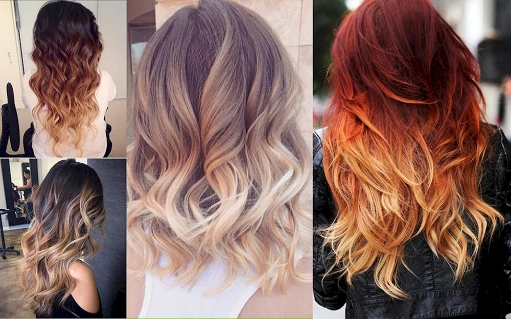 Kastanie balayage