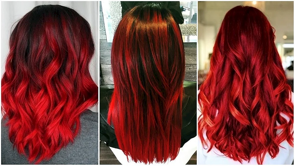Rot ombré