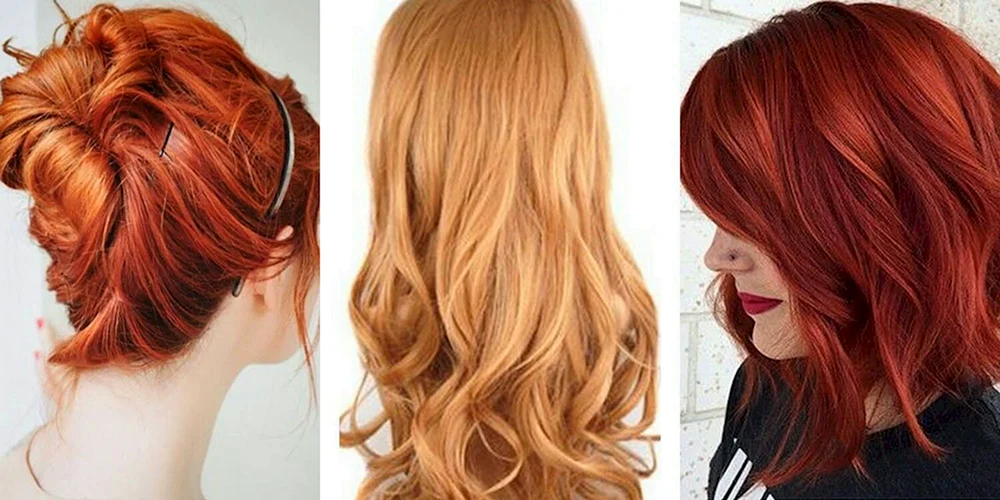 Haare rot färben