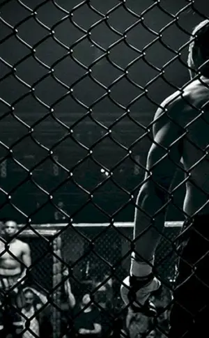 MGM Grand Boxring MGM Grand Boxring MMA-Boxring MMA-Boxring MMA-Boxring MMA-Boxring MMA-Boxkäfig MMA-Boxhandschuhe. im Ring