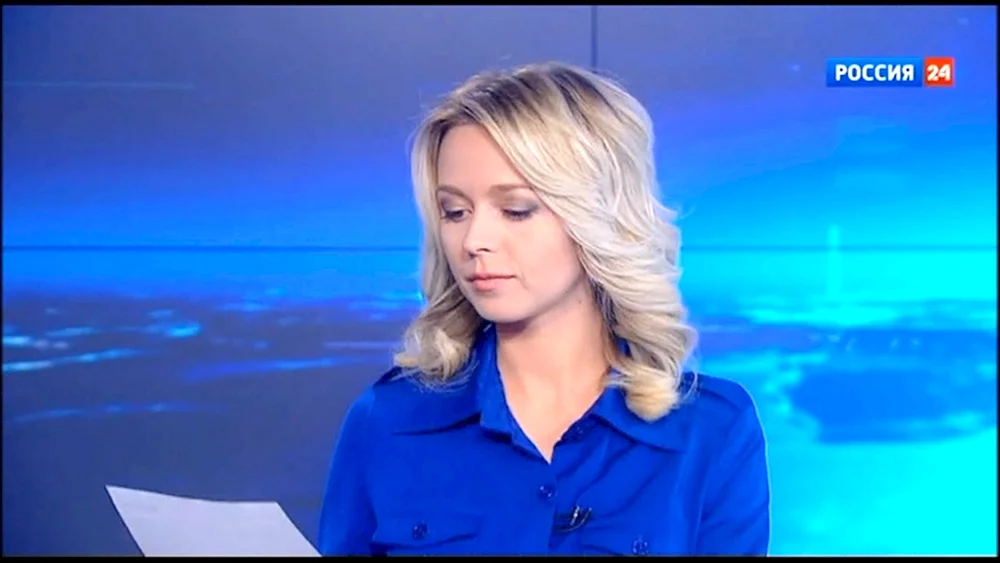 Olga Bashmarova Russland 24 Nachrichtensprecherin