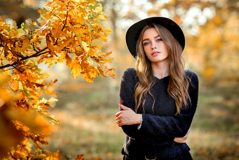 Herbstfrau