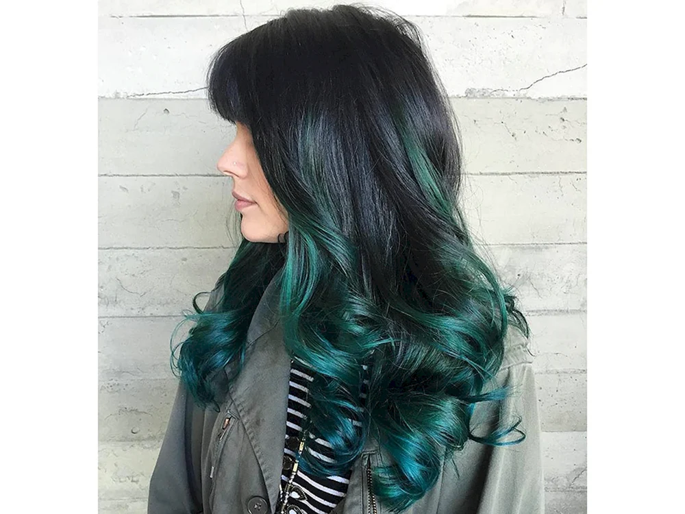 Ombre Balayage Emerald