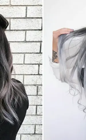 Ombre Balayage Asche