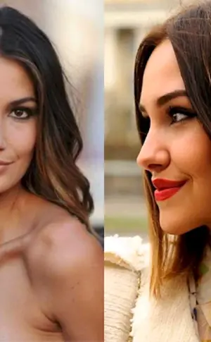 Ombré für Brünette mit braunen Augen