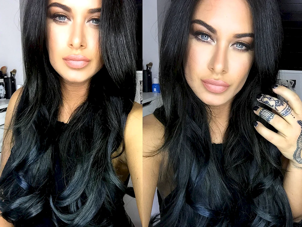 Kastanienmokka Braune Haarfarbe