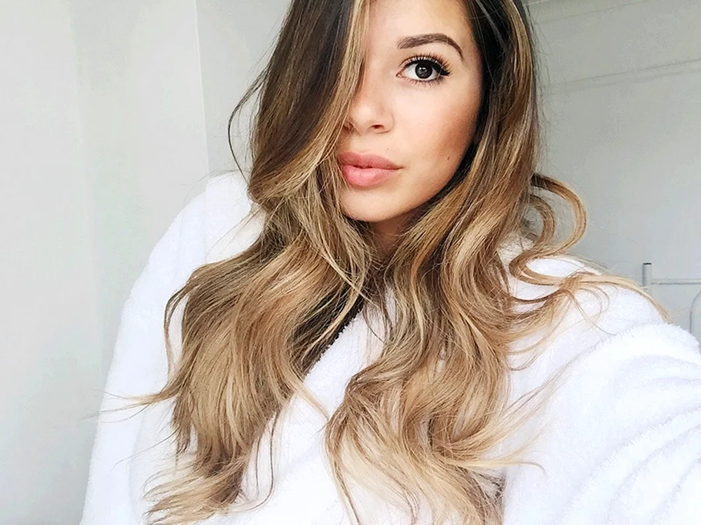 Ombré auf blondem Haar