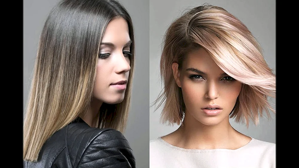 Ombré auf blondem Haar kare