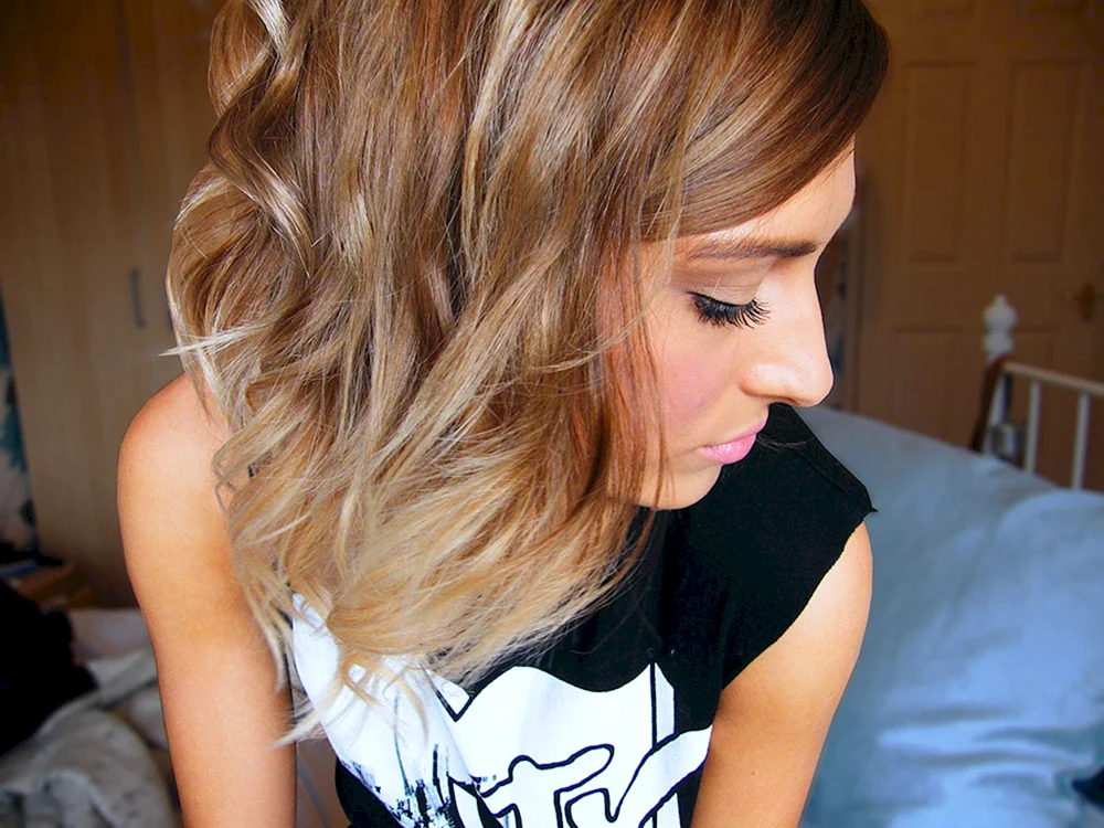 Ombré für dunkelblondes Haar