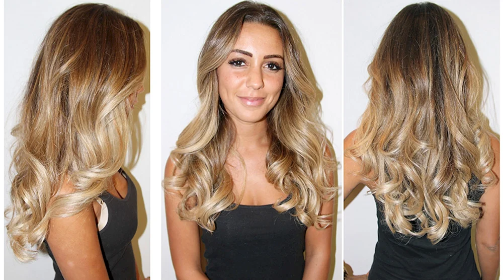 Blondes Haar färben mit Tönung