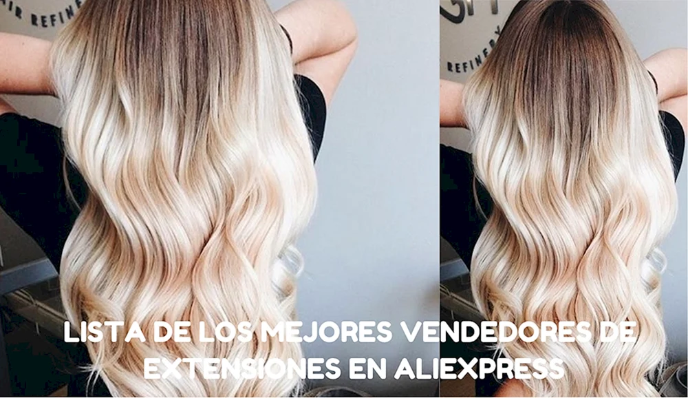 Balayage shatoo Färbung