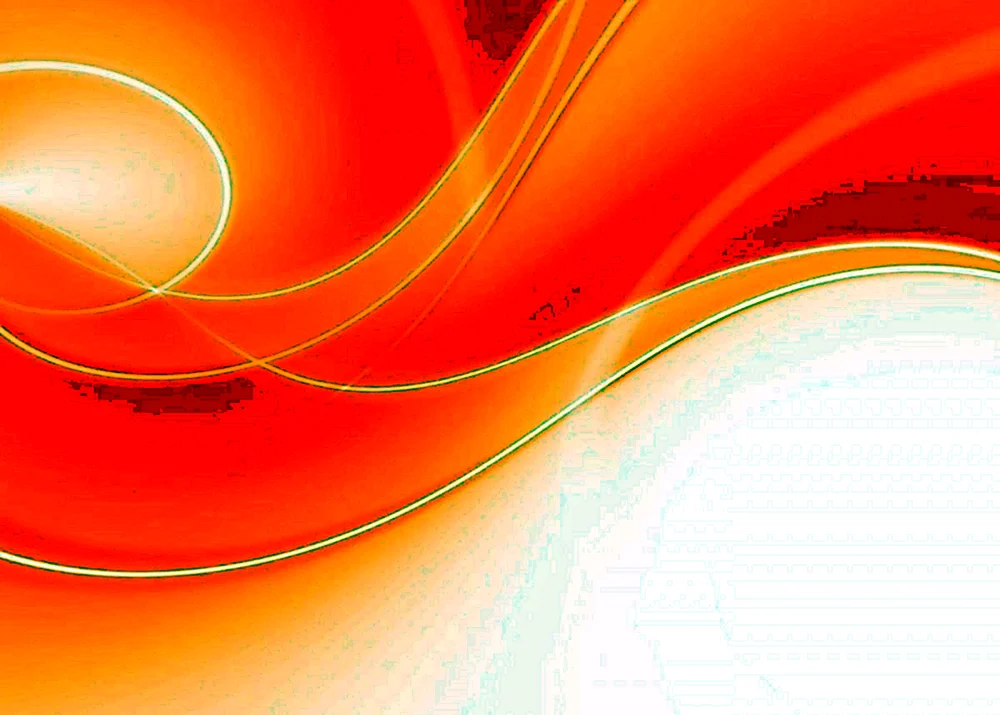 Orangefarbene Abstraktion