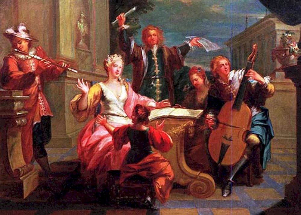 Orchester der Barockzeit des 18.
