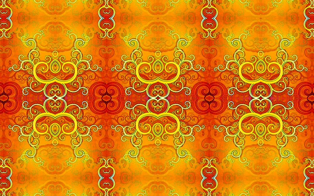 Kasachisches Ornament Hintergrund für Dia