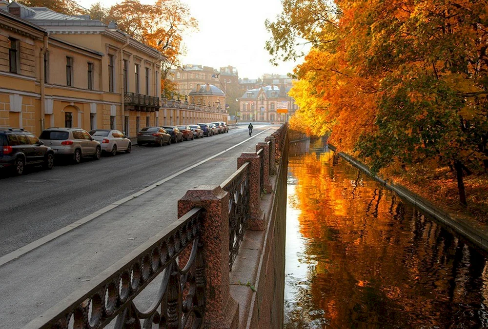 Herbst in St. Petersburg Newskij