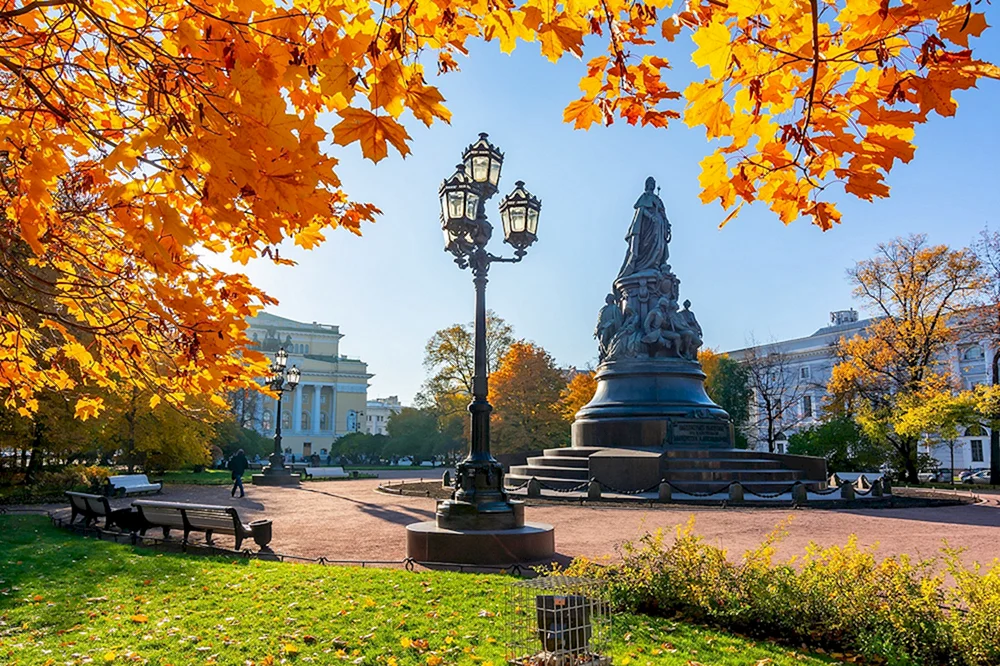 St. Petersburg Herbst Fontanka