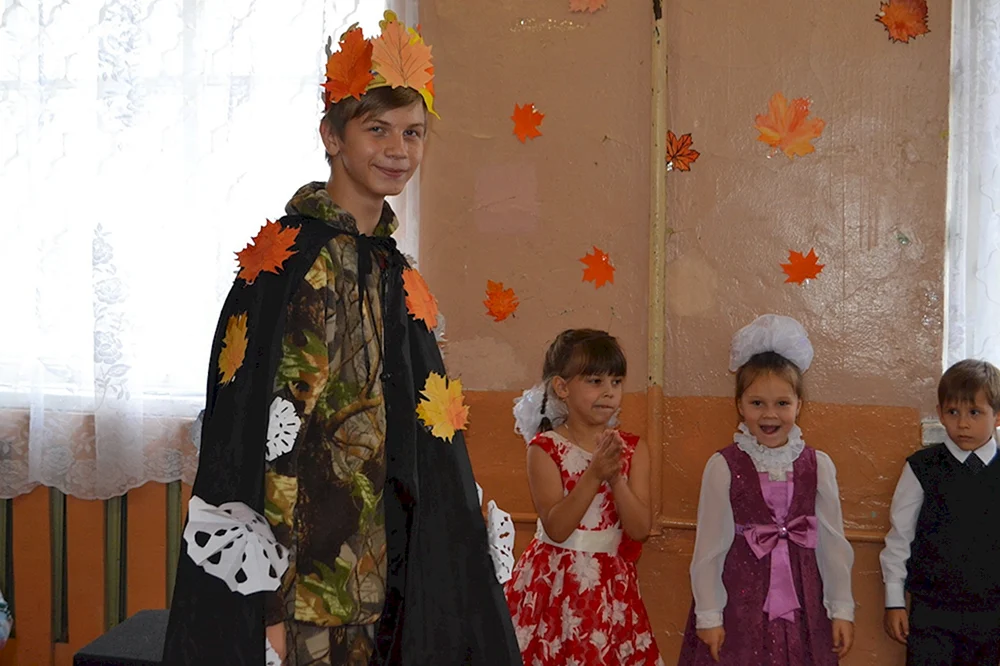 Herbstball Foto Kinder
