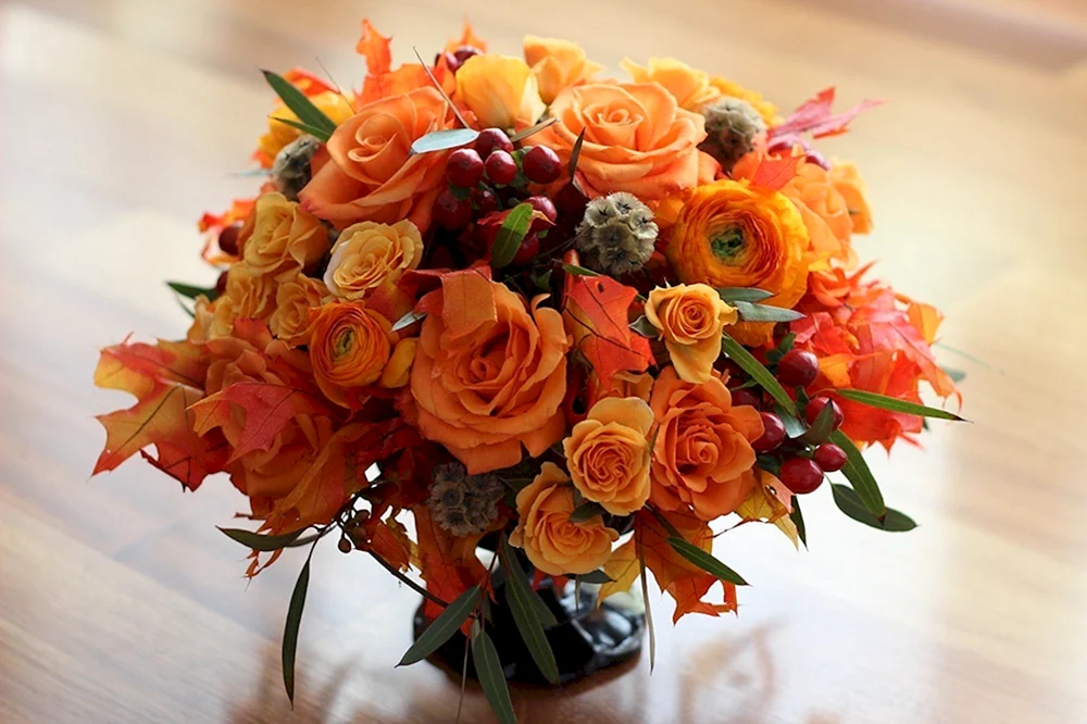 Ariel Buteau Herbstblumen