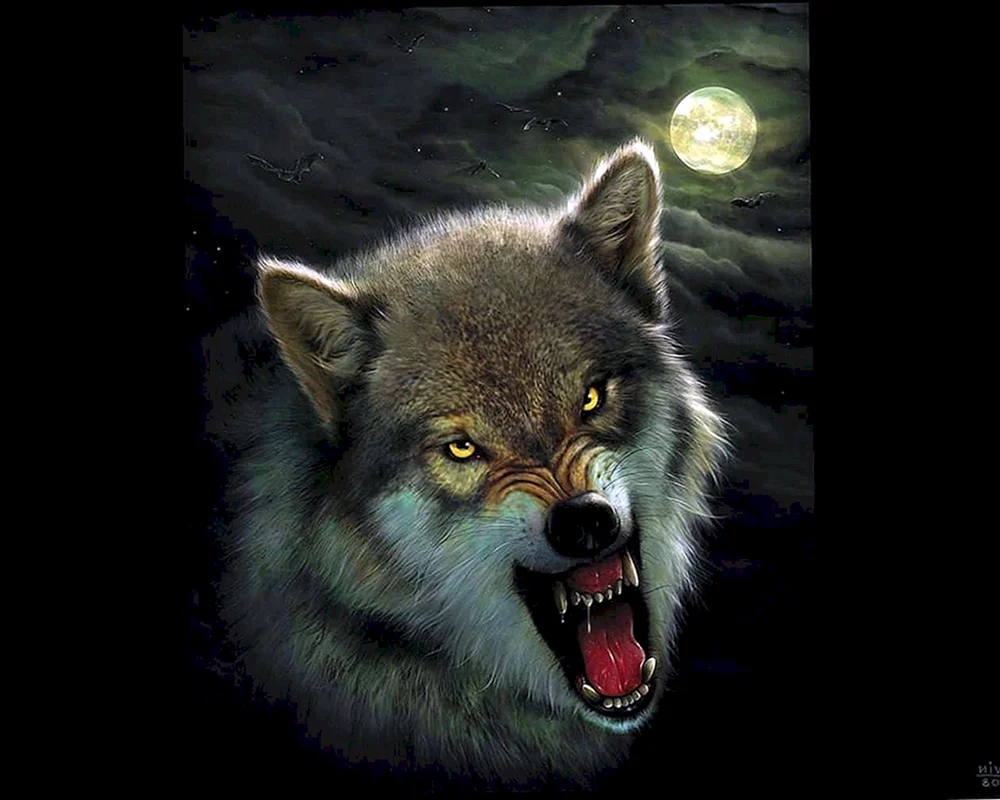 Böser Wolfsbeißer