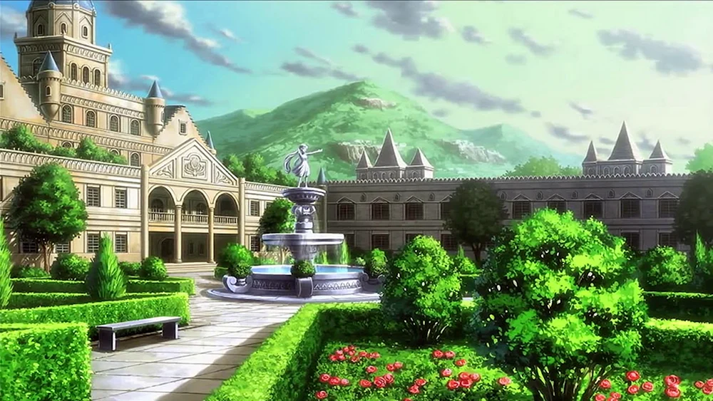 Anime dunkler Butler Herrenhaus Korridor