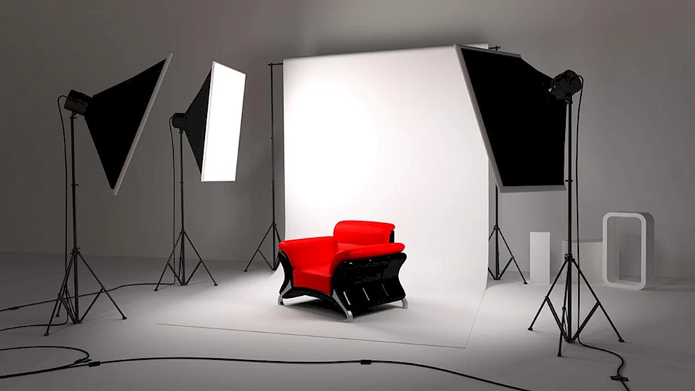Beleuchtung für Fotostudio