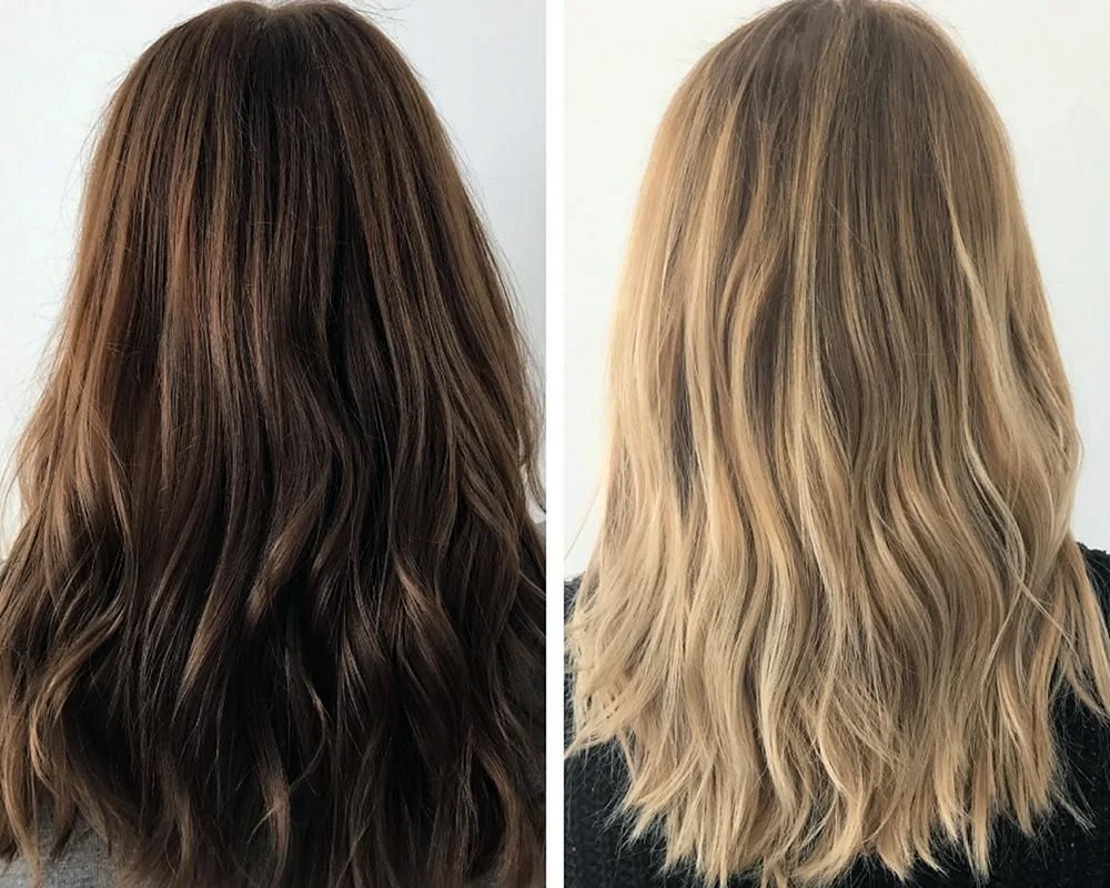 Aufhellung der Haare