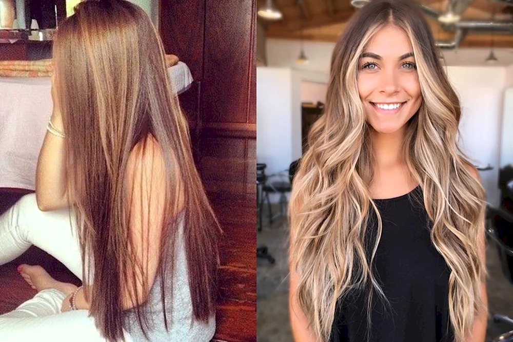 Aufgehelltes Haar