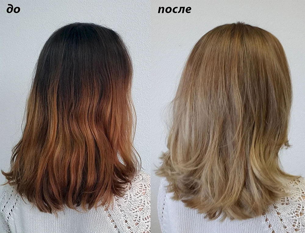 Aufgehelltes Haar