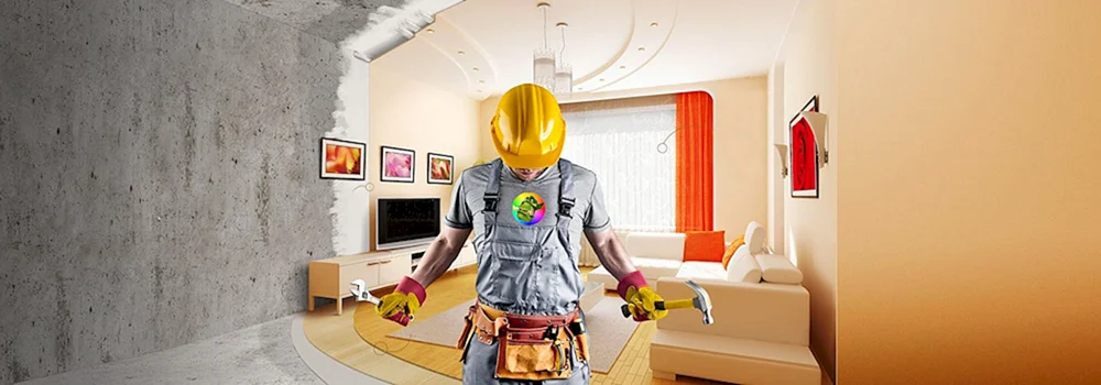 Farbe für Wohnungsreparaturen