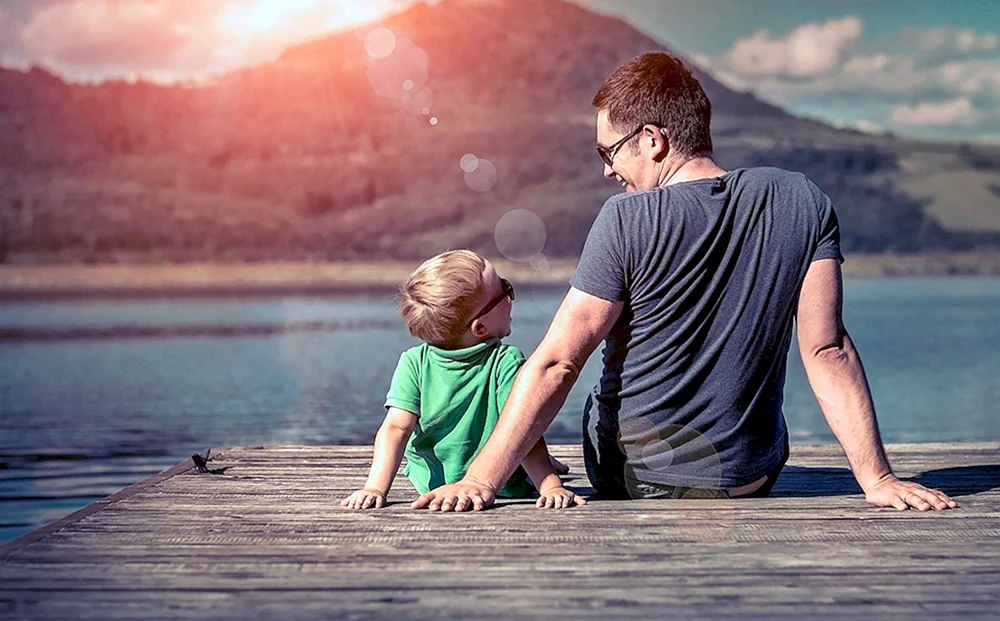 Vater und Sohn