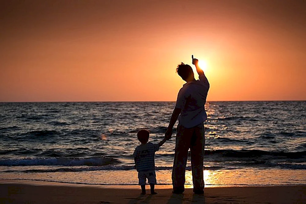 Vater und Sohn