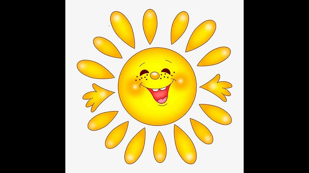 Sonnige Postkarte