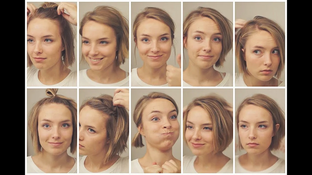 Wachsende Haare aus einem Kurzhaarschnitt