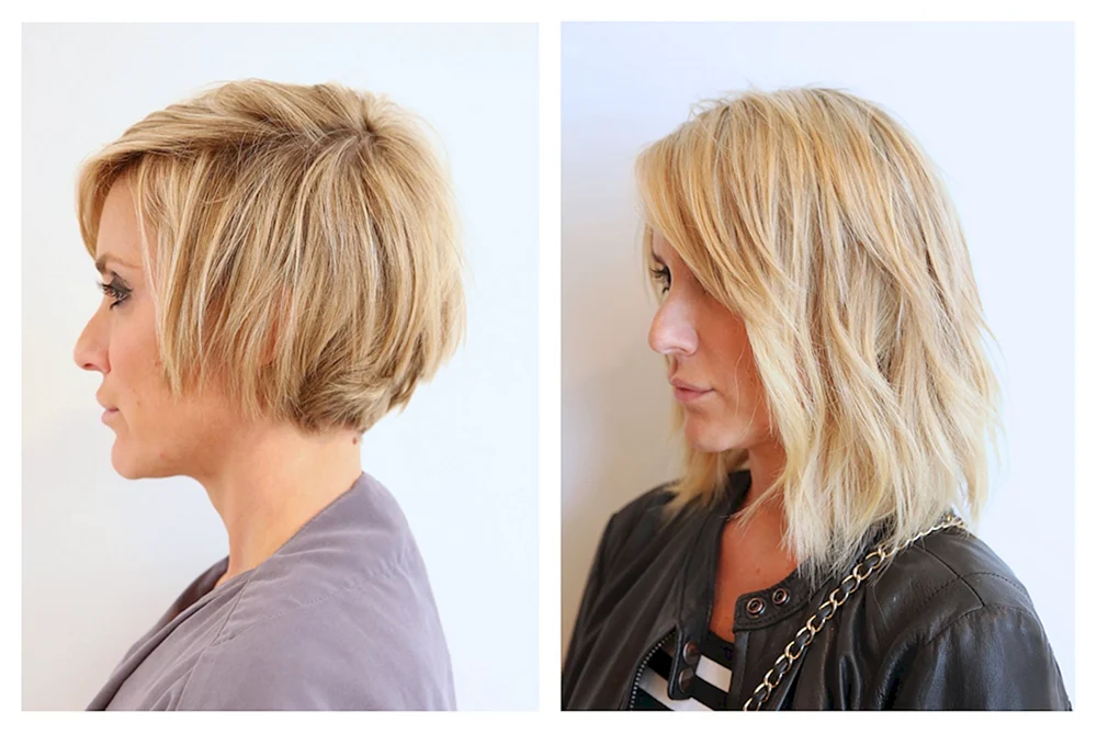 Gewachsener Pixie Haarschnitt
