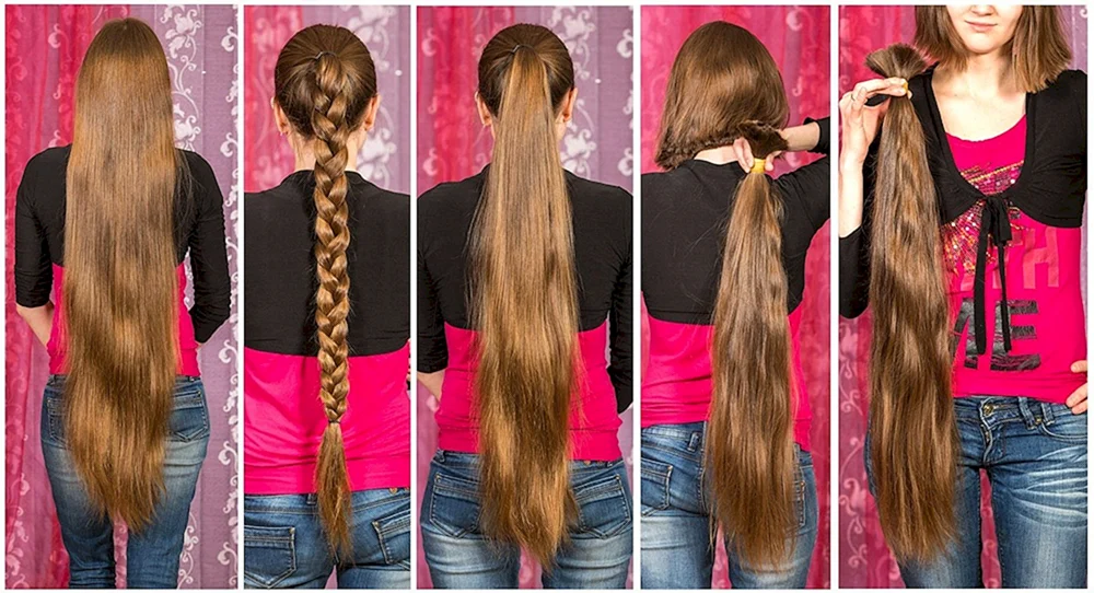 Lange Haare abschneiden