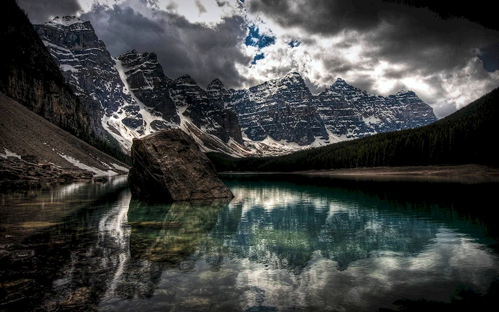Briese See. Dolomiten Italien