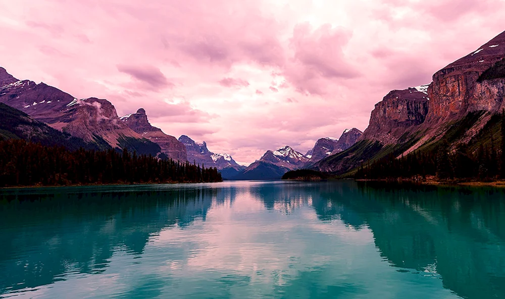 Lake Moraine in Kanada