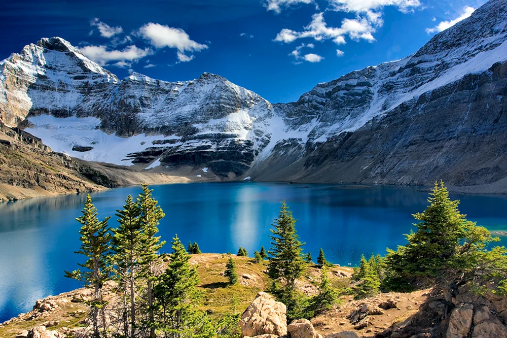 Moraine. Banff National Park