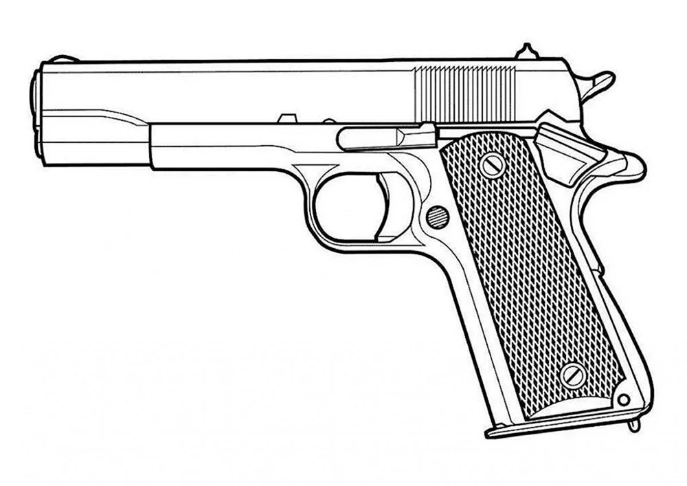 P350 Pistole Zeichnung